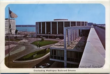 Post Folder - Greetings From Cobo Hall Convention Arena, Detroit, Michigan