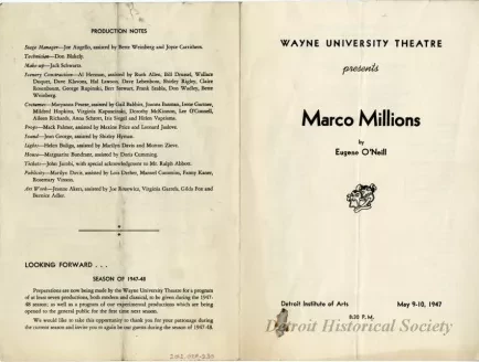 Program, Theater