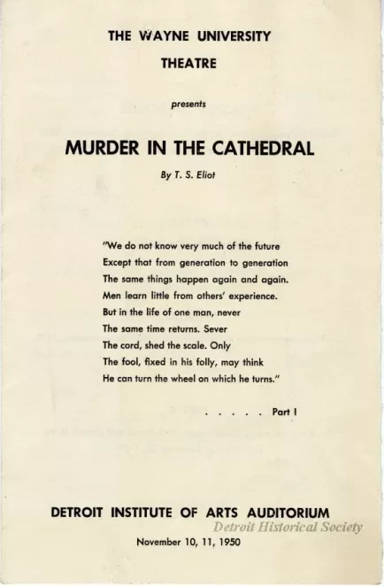 Program, Theater