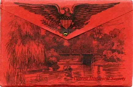 Post Folder - Souvenir Folder of Detroit and Belle Isle Park