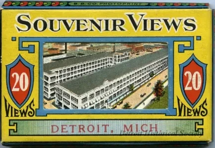 Post Folder - Souvenir Views, Detroit, Mich.