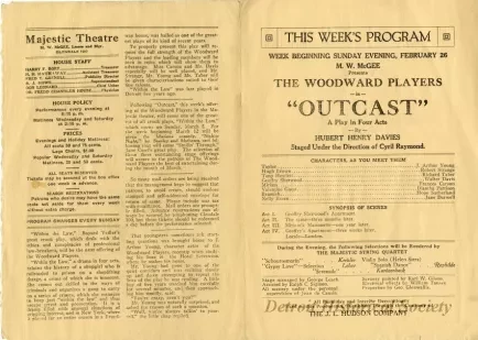 Program, Theater