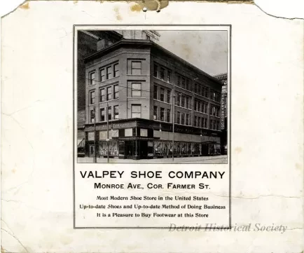 Advertisement - Valpey Shoe Company