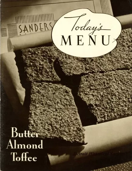 Menu - Today's Menu
Butter Almond Toffee
