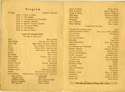 Program, Theater