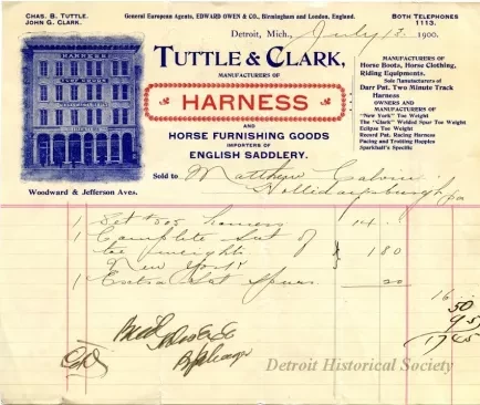 Bill-of-sale - Tuttle & Clark