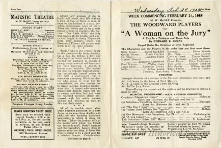 Program, Theater