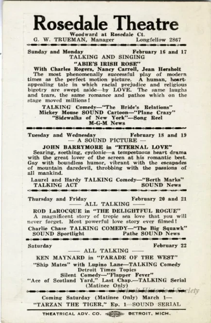 Program, Theater