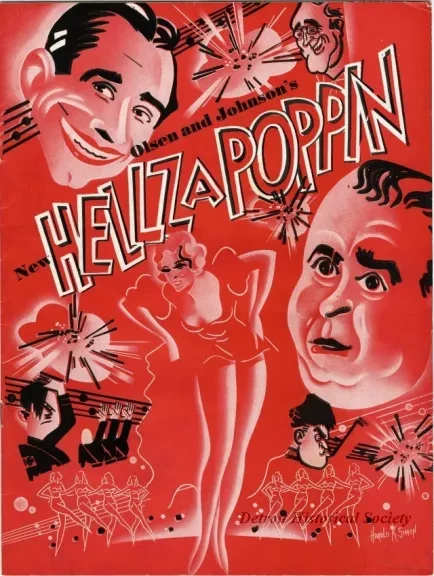 Program, Theater - Olsen and Johnson Present Hellzapoppin