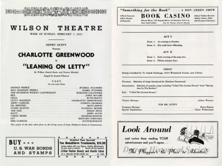 Program, Theater