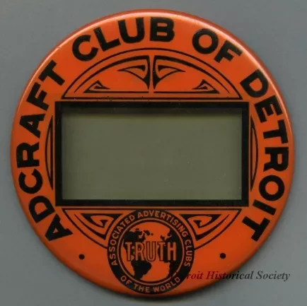 Button - Adcraft Club of Detroit