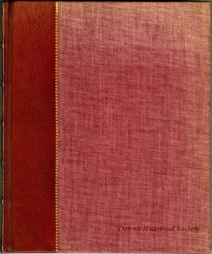 Book - Jewish Life and Culture in Detroit Exhibit, 
Detroit Historical Museum