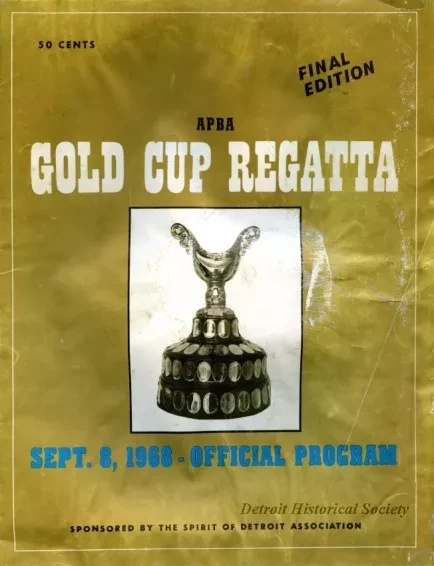 Program - APBA Gold Cup Regatta,
Final Edition