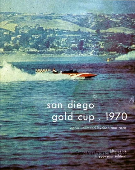 Program - San Diego Cup, 1970,
APBA Unlimited Hydroplane Race