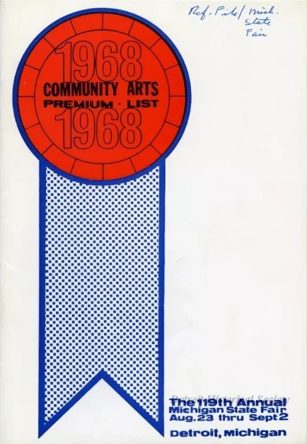 Program - The 119th Annual Michigan State Fair Community Arts Premium List