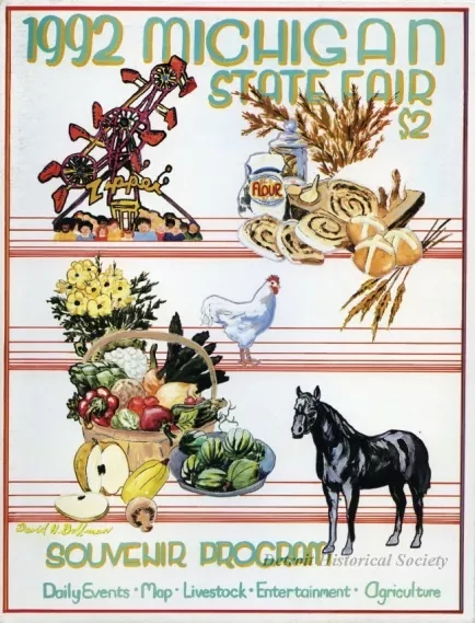 Program - 1992 Michigan State Fair Souvenir Program
