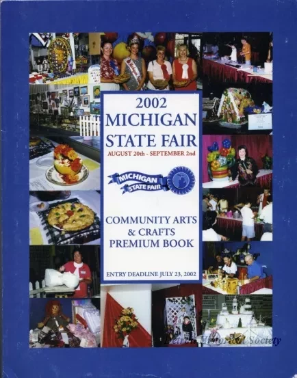 Program - 2002 Michigan State Fair Community Arts & Crafts Premium Book