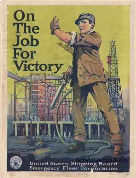 Poster - On the Job for Victory
