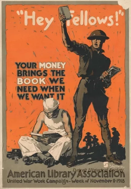 Poster - Hey Fellows!
Your Money Brings the Book We Need When We Want It