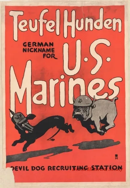 Poster - Teufel Hunden
German Nickname for U. S. Marines
