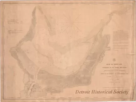 Chart, Navigational - Head of Green Bay and
Entrance to Fox River, Wisconsin