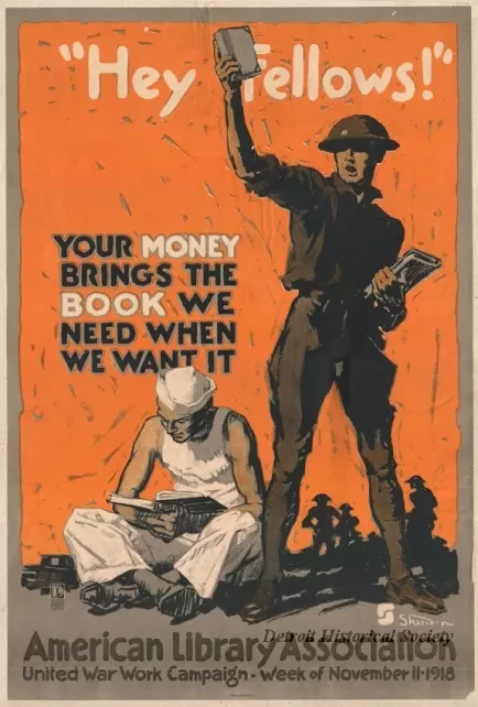 Poster - Hey Fellows!
Your Money Brings the Book We Need When We Want It.