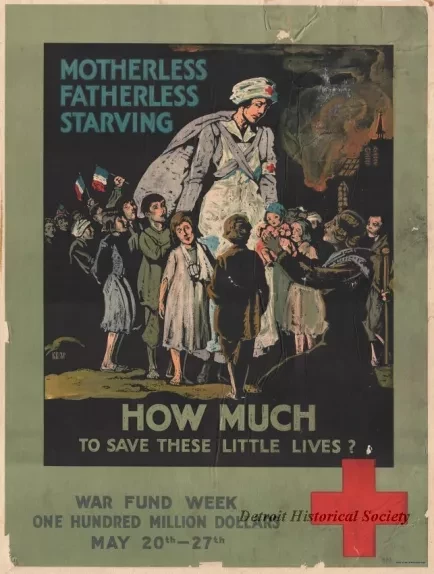 Poster - Motherless Fatherless Starving.
HOW MUCH To Save These Little Lives?