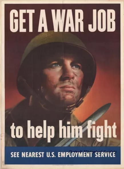 Poster - Get A War Job
to Help Him Fight