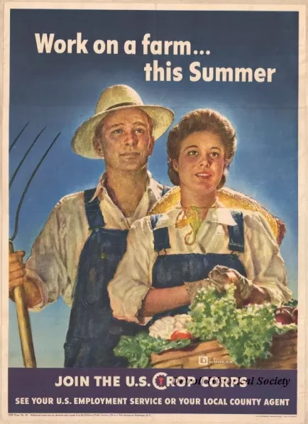 Poster - Work on a farm ... this Summer,
Join the U.S. Crop Corps.