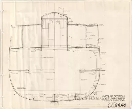 Drawing, Technical - Midship Section
C&GSS Hydrographer