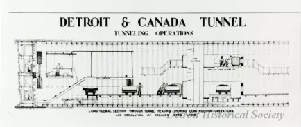 Image, Digital - Detroit & Canada Tunnel Tunneling Operations