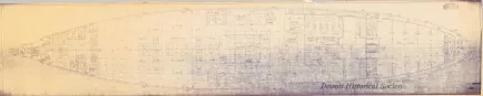 Blueprint - Main Deck Joiner Plan
[SS Greater Detroit and SS Greater Buffalo)