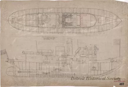Drawing, Technical - General Arrangement
(Fireboat, Hull No. 8)