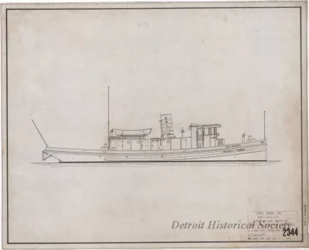 Drawing, Technical - Steel Harbor Tug
(Hull No. 64)