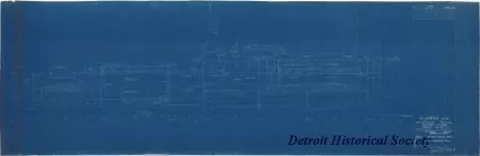 Blueprint - 94 Foot Rescue Boat,
Inboard Arrangement Profile