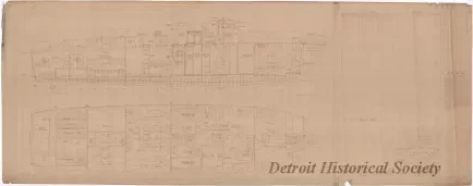 Drawing, Technical - 63 Ft. Aircraft Rescue Boat - Mark 3,
Inboard Profile & Arrangement Plan