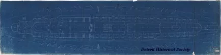 Blueprint - Hull No. 187,
Upper Deck Joiner Plans