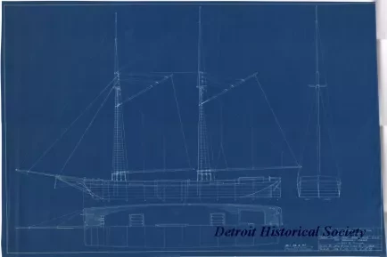 Blueprint - Scow Schooner, Milton