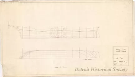 Drawing, Technical - Hull Plan
(James. F. Joy)