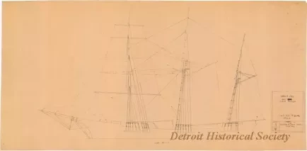 Blueprint - Sail and Rigging Plan
(James F. Joy)