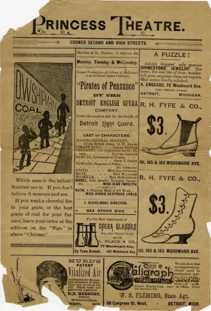 Program, Theater