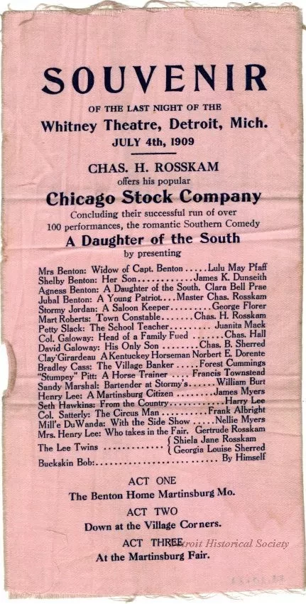 Program, Theater