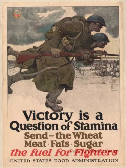 Poster - " Victory is a Question of Stamina ..."