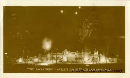 Postcard - "The Awakening"--World's Greatest Outdoor Spectacle