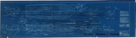 Blueprint - 40 Foot Utility Boat,
Construction Plan and General Arrangement