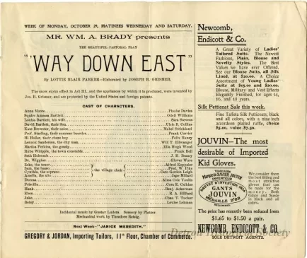 Program, Theater