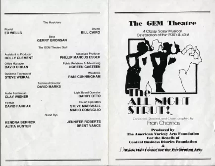 Program, Theater
