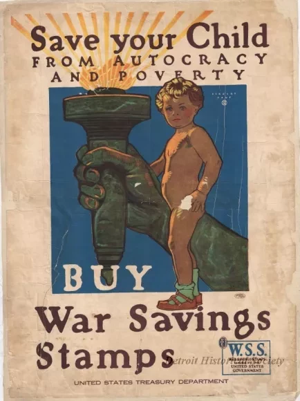 Poster - Save your Child from Autocracy and Poverty