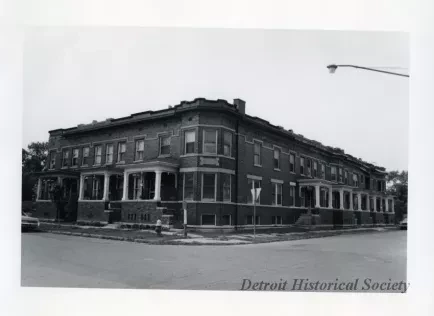 Print, Photographic - "The Emmet" 3059-3105 17th, Detroit, Mi