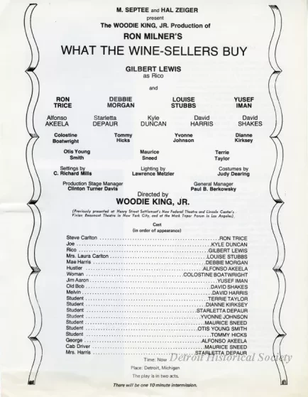 Program, Theater
